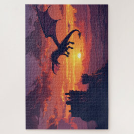 Quebra-cabeça Mythical Welsh Dragon Jigsaw Puzzle