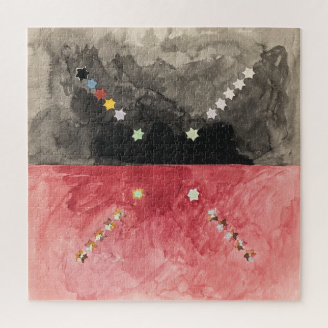 Quebra-cabeça N.º A (Série Atom) | Hilma af Klint | (Vertical)