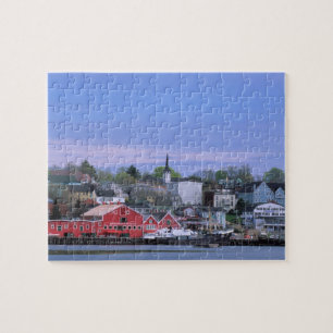 Quebra-cabeça N.A. Canadá, Nova Escócia. Uma vista de Lunenburg,