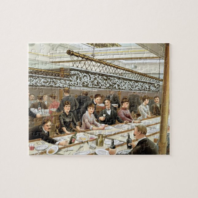 Quebra-cabeça Na baía, tempo de comensal - um inchamento (Horizontal)