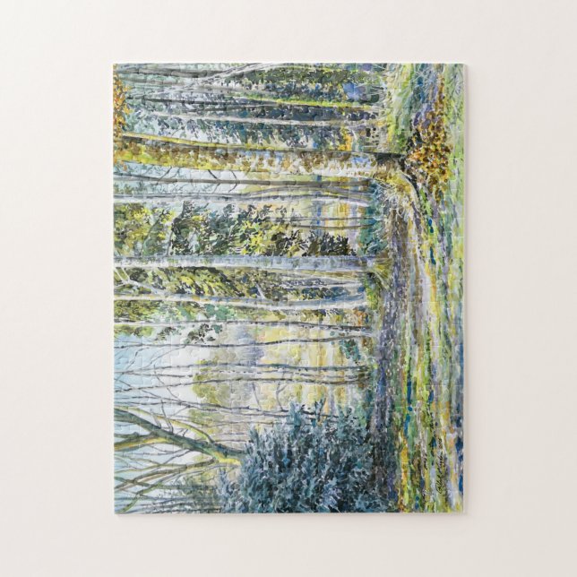 Quebra-cabeça "Na borda do inverno..." - (Vertical)