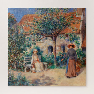 Quebra-cabeça Na Bretanha, por pintura impressionista de Renoir