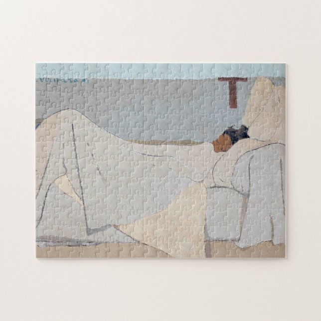 Quebra-cabeça Na Cama, Edouard Vuillard (Horizontal)