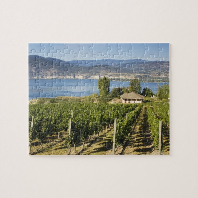 Quebra-cabeça NA; Canadá; Colúmbia Britânica; Vale de Okanagan; (Horizontal)