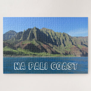 Quebra-cabeça na costa pali hawaii