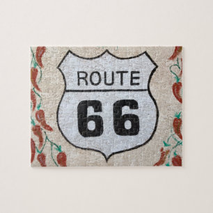 Quebra-cabeça NA, EUA, Arizona, Holbrook sinal de rua Route 66