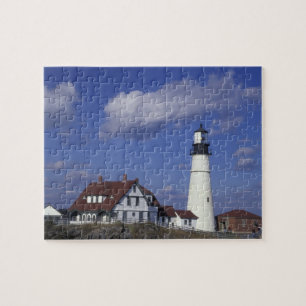 Quebra-cabeça NA, EUA, Maine, perto de Portland, Portland Head