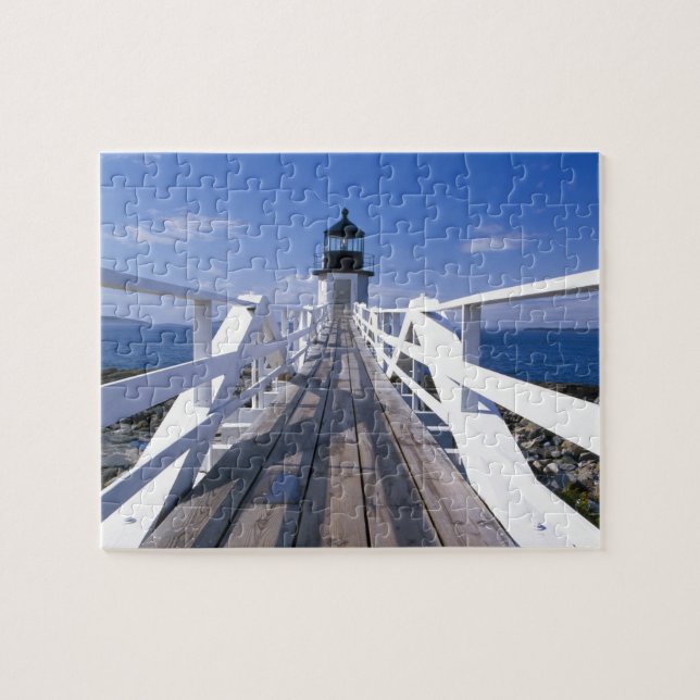 Quebra-cabeça NA, EUA, Maine, Port Clyde. Marshall Point 2 (Horizontal)