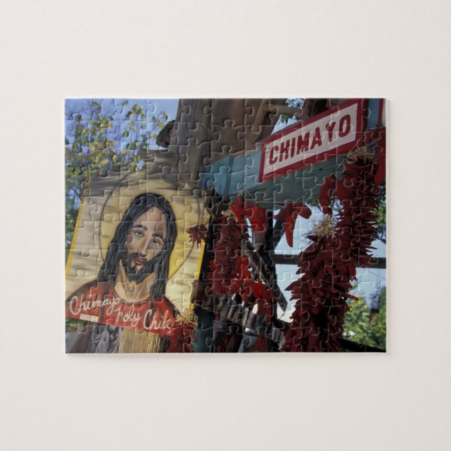 Quebra-cabeça NA, EUA, Novo México, Papais noeis Fe. (Horizontal)