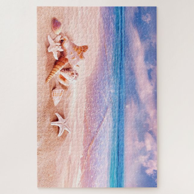 Quebra-cabeça Na praia (Vertical)