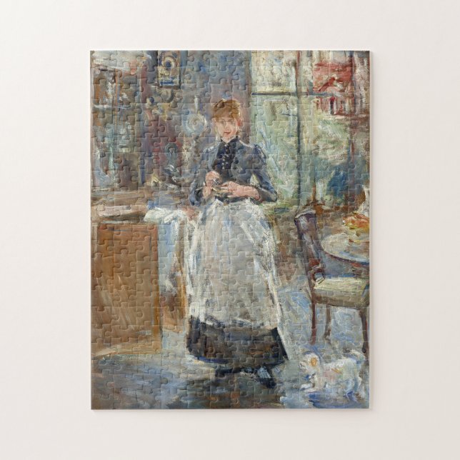 Quebra-cabeça Na sala de jantar | Berthe Morisot (Vertical)