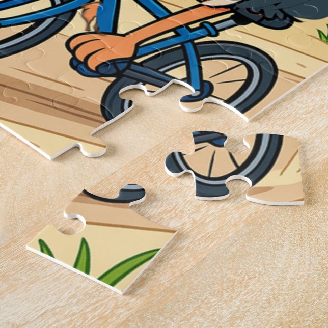 Quebra-cabeça Nae Nae & Lulu Adventures Bike Riding Puzzle (Lateral)