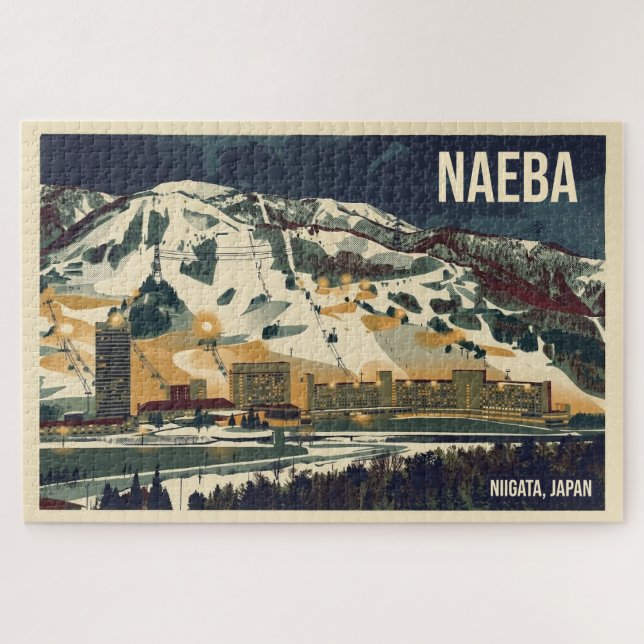 Quebra-cabeça Naeba Niigata, Japan 1 - Jigsaw Puzzle 1014 (Horizontal)