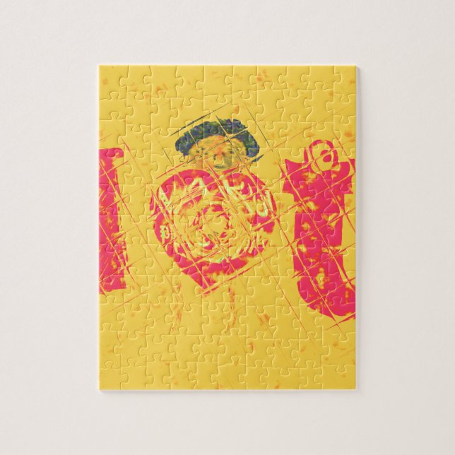 Quebra-cabeça Nakupenda - Eu Amo Um Texto De Palavra Swahili Sig (Vertical)