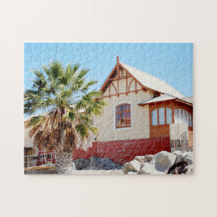 Quebra-cabeça Namíbia Lüderitz Arquitetura House Palm Tree
