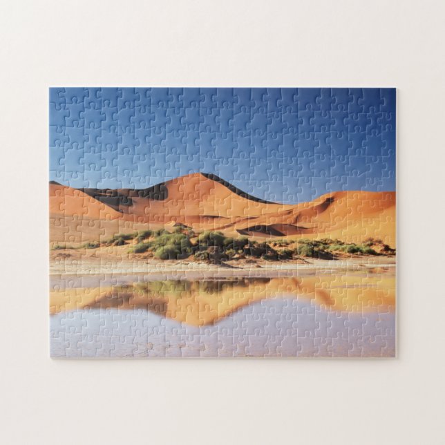 Quebra-cabeça Namíbia, Região Sossusvlei, Dunas de areia no dese (Horizontal)