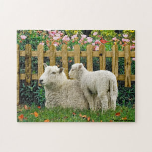 Quebra-cabeça "Nana & Her Lamb"