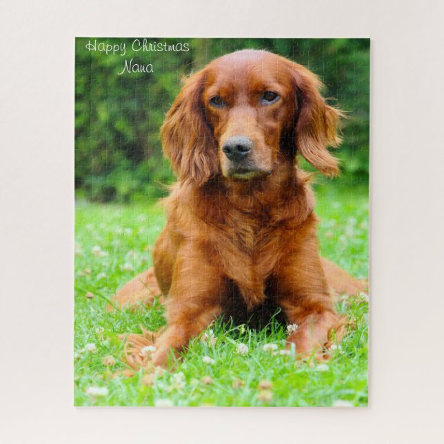 Quebra-cabeça Nana Natal. (Vertical)