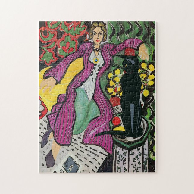 Quebra-cabeça Nancy com Black Cat 2 (Vertical)