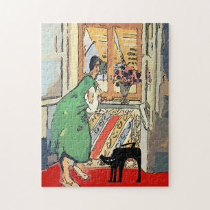 Quebra-cabeça Nancy com Gato Preto