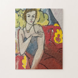 Quebra-cabeça Nancy em Cadeira Vermelha