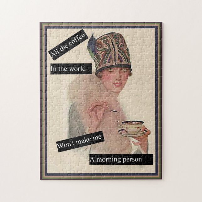 Quebra-cabeça Não É Uma Pessoa Da Manhã (Vertical)