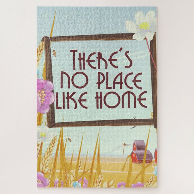 Quebra-cabeça Não há lugar como casa. (Vertical)