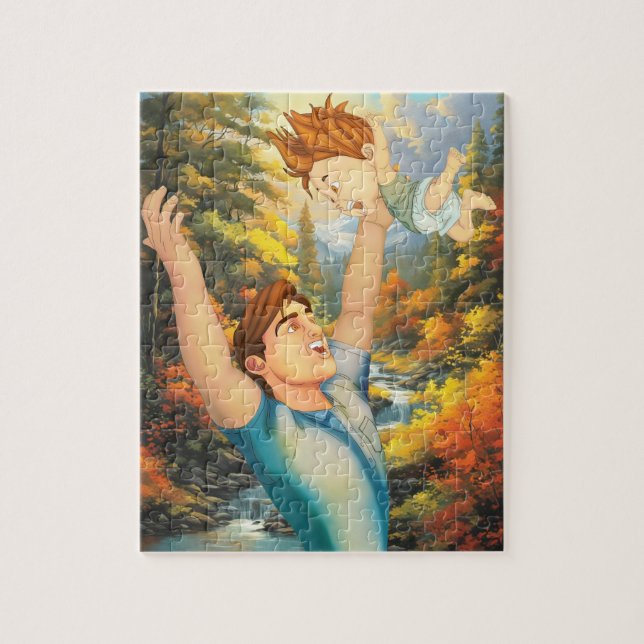 QUEBRA-CABEÇA NÃO HÁ NADA COMO UM BOM MOÇO COM PAI (Vertical)