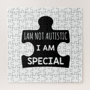 Quebra-cabeça Não Sou Autista, Sou Especial
