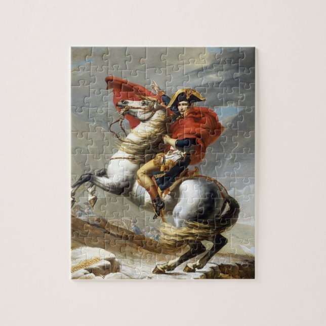 Quebra-cabeça Napoleão atravessando os Alpes (Vertical)