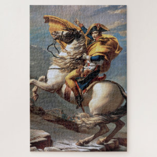Quebra-cabeça Napoleão atravessando os Alpes, Jacques-Louis Dav