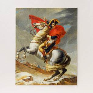 Quebra-cabeça Napoleão atravessando os Alpes │ Jacques Louis Dav