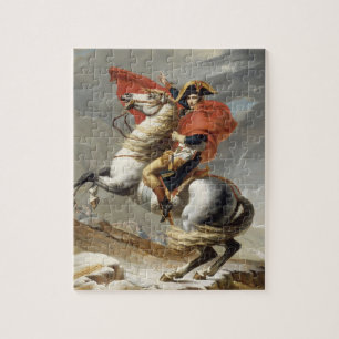 Quebra-cabeça Napoleão atravessando os Alpes - Jacques-Louis Dav