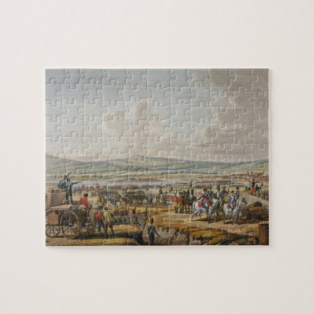 Quebra-cabeça Napoleon que visita o cerco trabalha em Danzig (Horizontal)