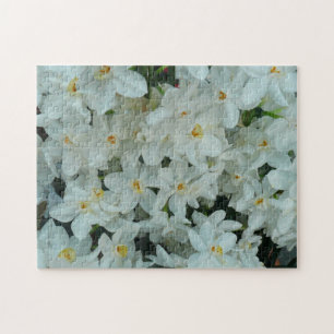 Quebra-cabeça Narciso Branco Delicado de Paperwhite Flores