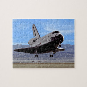 Quebra-cabeça NASA Space Shuttle Atlantis Pousa na Edwards AFB
