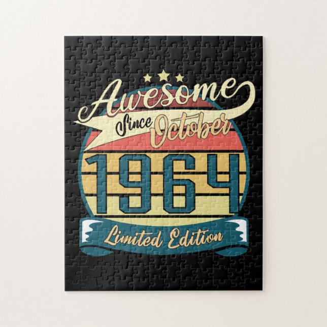 Quebra-cabeça Nascer 1964 Outubro Limited (Vertical)