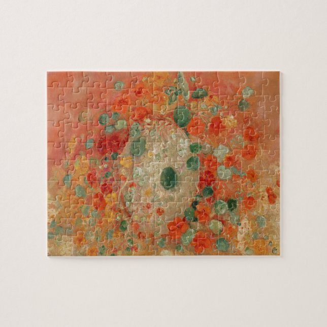 Quebra-cabeça Nasturtiums por Odilon Redon (Horizontal)