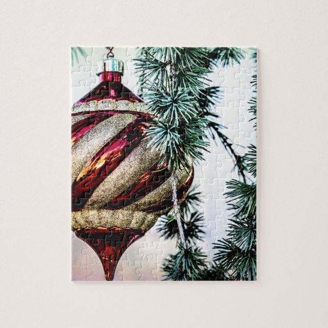 Quebra-cabeça Natal antiquado (Vertical)