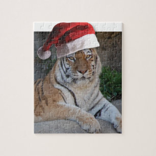 Quebra-cabeça Natal Bengal Tiger