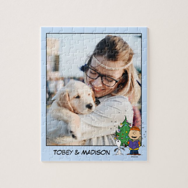 Quebra-cabeça Natal Caroling | Adicione sua foto (Vertical)