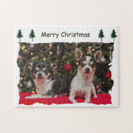 Quebra-cabeça Natal Chihuahua