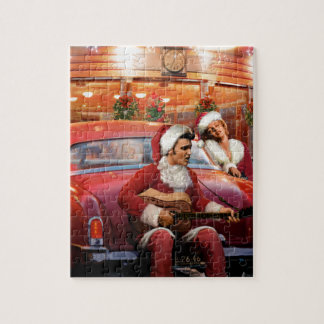 Quebra-cabeça Natal de Elvis e de Marilyn