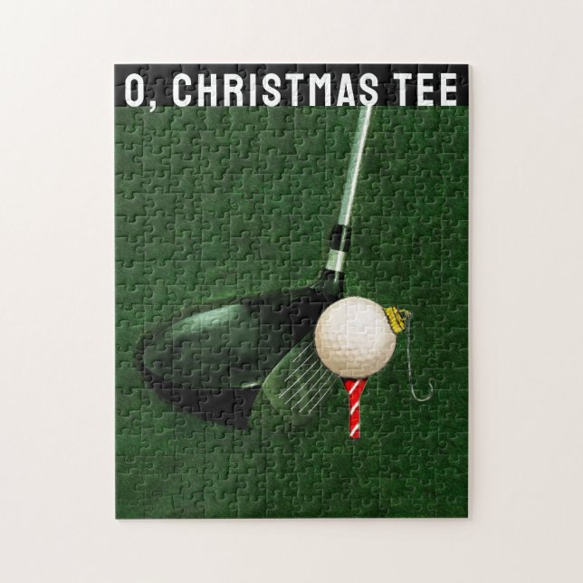 Quebra-cabeça Natal de Golfe Feriado (Vertical)