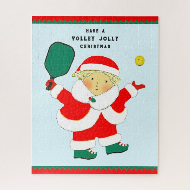 Quebra-cabeça Natal de Pickleball (Vertical)