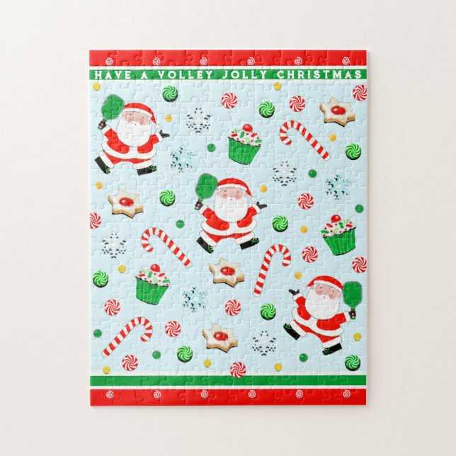 Quebra-cabeça Natal de Pickleball (Vertical)