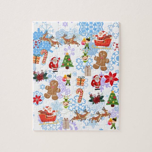 Quebra-cabeça Natal divertido (Vertical)