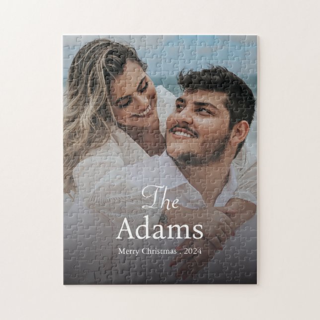 Quebra-cabeça Natal elegante | Casal moderno de entretenimento (Vertical)