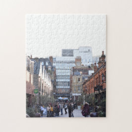 Quebra-cabeça Natal em Pavilion Road, Chelsea, Londres, Reino Un