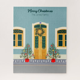 Quebra-cabeça Natal Férias Casa Festiva Portuguesa